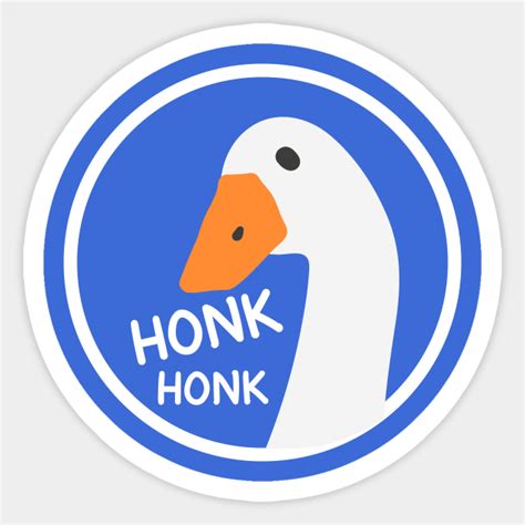 Goose Honk! - Untitled Goose Game - Sticker | TeePublic