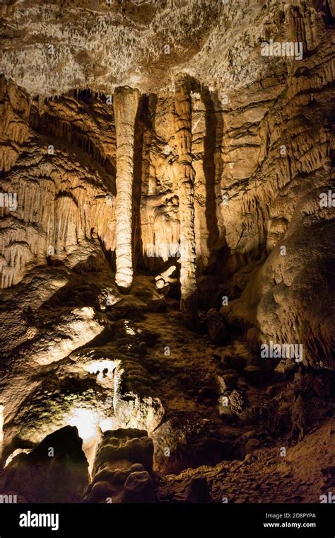 Beautiful Jura natural underground caves in France Stock Photo - Alamy