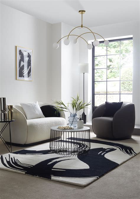 Grey White And Black Living Room Ideas | Baci Living Room