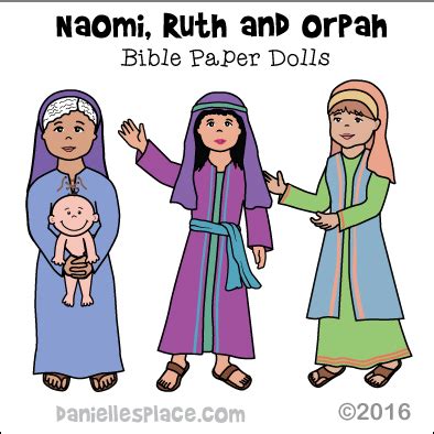 Bible Crafts and Activities about Ruth, Naomi and Friends