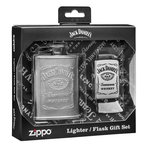 Zippo Jack Daniel’s Flask gift set – Tobacco Blends
