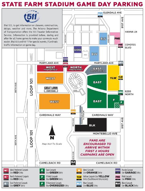 Cardinal Stadium Parking Map