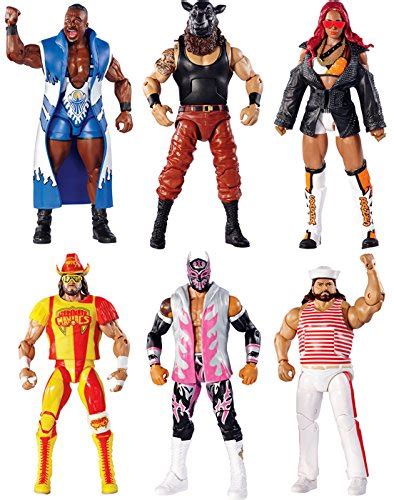 WWE ELITE 44 - COMPLETE SET OF 6 MATTEL TOY WRESTLING ACTION FIGURES - Epic Kids Toys