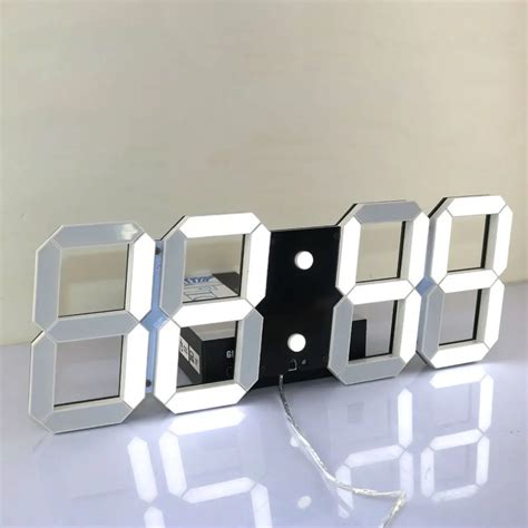 Super Large Digital Wall Clocks LED Alarm Clock Countdown Timer Remote Control Oversize Jumbo ...