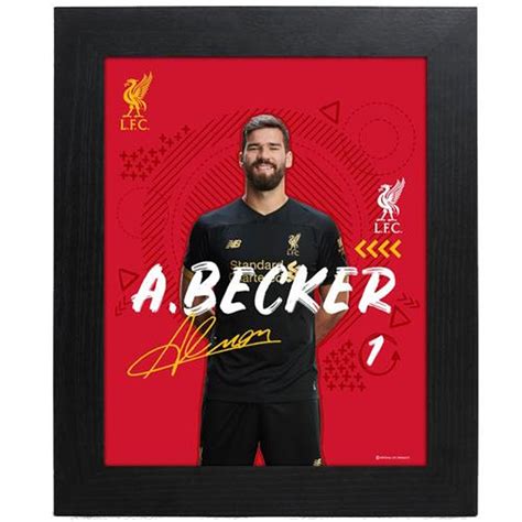 Liverpool FC Picture Alisson 10 x 8 | Etsy