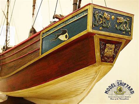 Ibn Battuta Chinese Junk Model Ship |Exclusive | For the Discerning ...