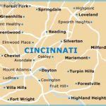 Cincinnati Map Tourist Attractions - TravelsFinders.Com