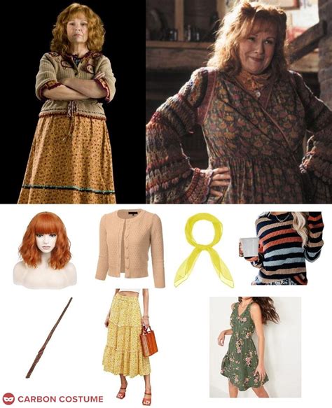 Molly Weasley (Harry Potter) Costume For Cosplay Halloween, 41% OFF