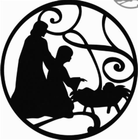 Nativity Silhouette Svg at GetDrawings | Free download