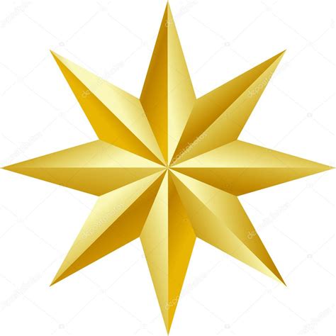 Beautiful golden star Vector — Stock Vector © ericmilos #1997404