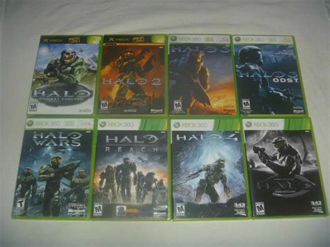 Halo Games (Original Microsoft Xbox & 360) Tested Works Great With Case | eBay