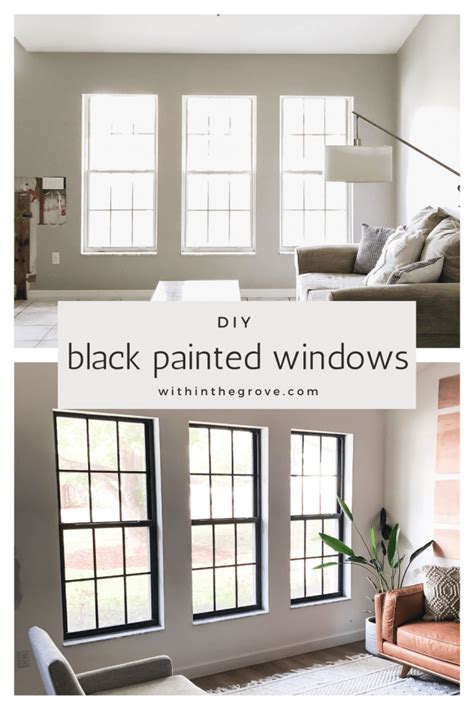 painting vinyl window trim black - Keeley Schaeffer