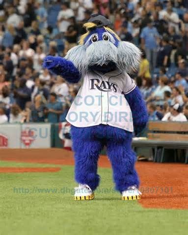 Tampa Bay Devil Rays Raymond Mascot Costume Adult Baseball Sport Theme ...