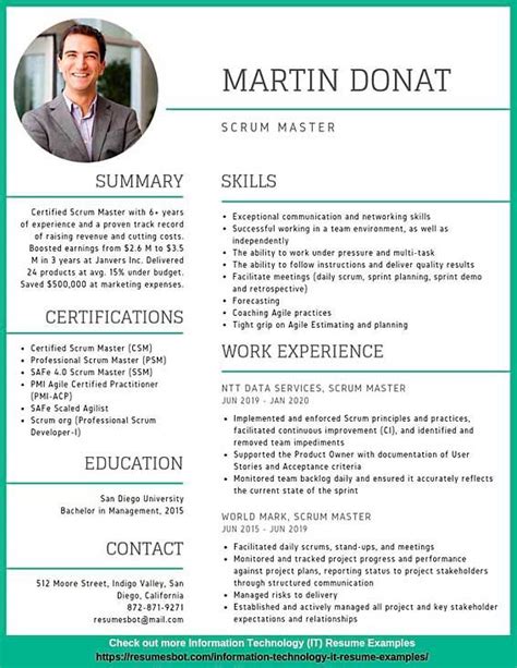 Scrum Master Resume Samples & Templates [PDF+DOC] 2024 | RB ...