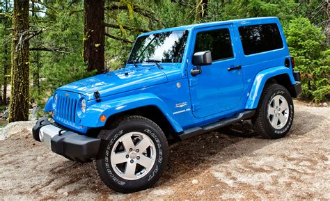 Jeep Wrangler Blue Colors