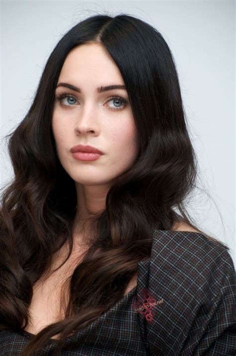 Megan Fox | Black brown hair, Dark brown hair color, Hair color dark