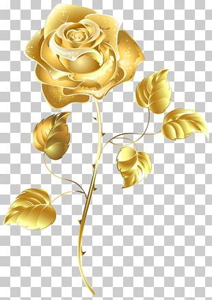 Rose Gold Flowers PNG Images, Rose Gold Flowers Clipart Free Download