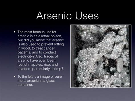 As arsenic