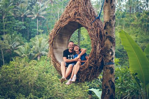Traveler honeymoon couple in the jungle of Bali island, In… | Flickr