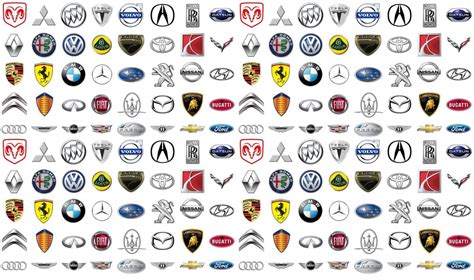 List of Car Brands Logos Decal Sets – www.restartcar.eu