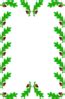 Holly Leaves Border Clip Art at Clker.com - vector clip art online ...