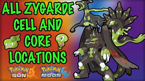 All Zygarde Cell and Core Locations - Pokemon Sun and Moon (100% Guide ...