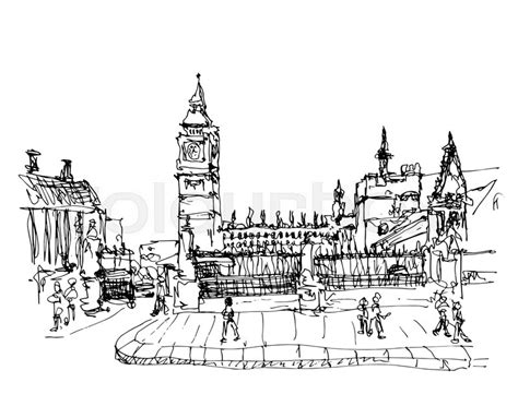 Parliament Sketch at PaintingValley.com | Explore collection of ...