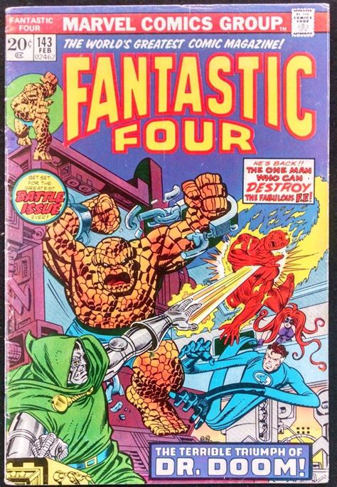 FANTASTIC FOUR #143 VG/FN DR. DOOM - Silver Age Comics