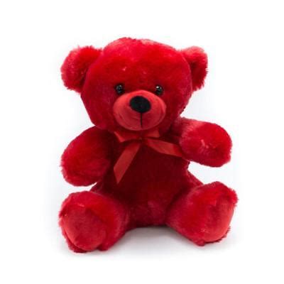 9" Red Plush Teddy Bear Stuffed Animal Toy Gift New 821633081026 | eBay