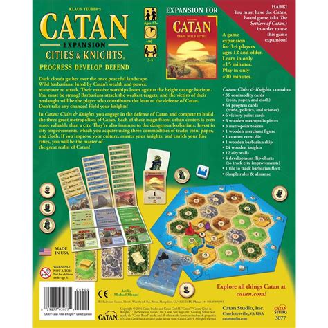 Catan Cities & Knights Expansion — SOLVE IT AND ESCAPE
