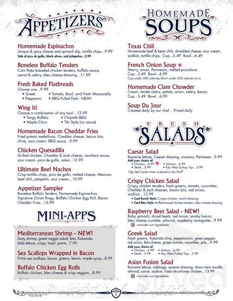 T-BONES Great American Eatery menu in Hudson, New Hampshire, USA