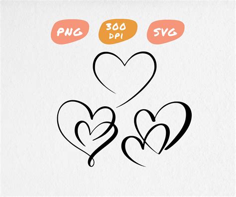 Open Heart Svg Open Hearts Png Open Heart Bundle Svg Open Hear Bundle Png Digital Download - Etsy