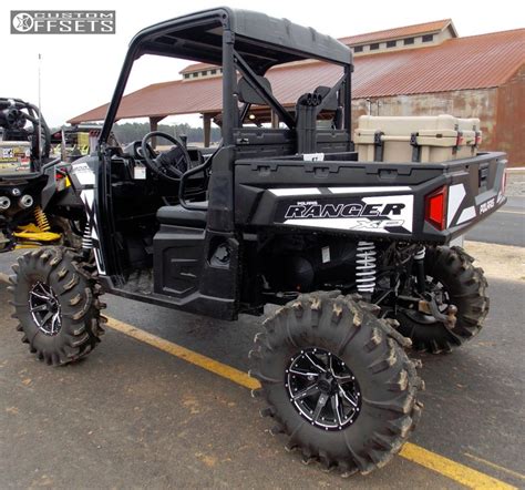 Wheel Offset 2014 Polaris Ranger 900 Outside Flares Stock Custom Rims