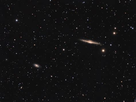 NGC 5746 & NGC 5740 - Barred Spiral Galaxies - Astrodoc ...