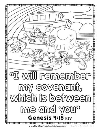 Noah Archives - Christian Preschool Printables