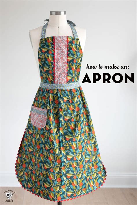 Learn How to Make an Apron; Free Sewing Pattern | Polka Dot Chair