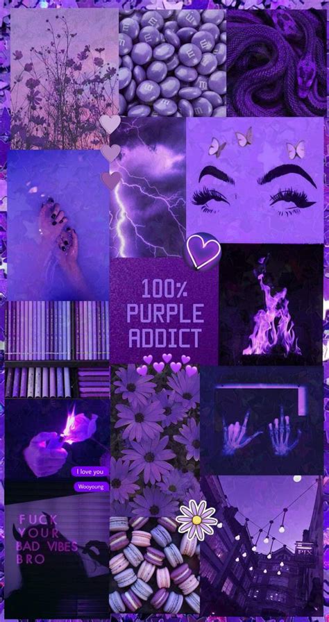 Purple Aesthetic Wallpaper Collage : Aesthetic Collage Wallpaper Posted ...