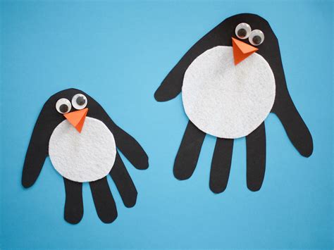 Easy Penguin Handprint Craft for Kids - The Chirping Moms