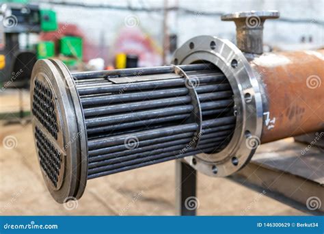 Manufacture of a New Heat Exchanger with Tube Bundle Stock Image - Image of equipment ...