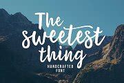 The Sweetest Thing | Script Fonts ~ Creative Market