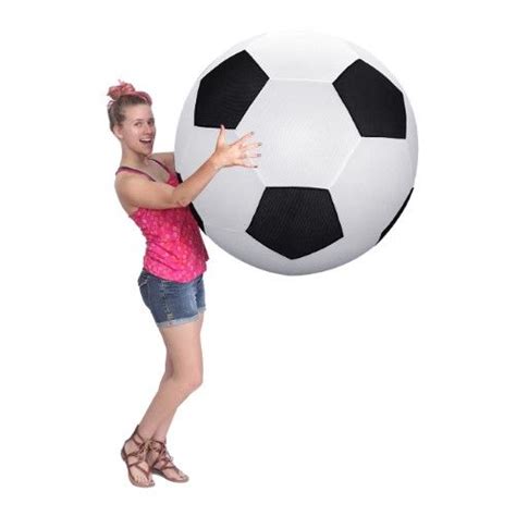 40 Inch Huge Ball - Inflatable Giant Soccer Ball – Black and White big ...