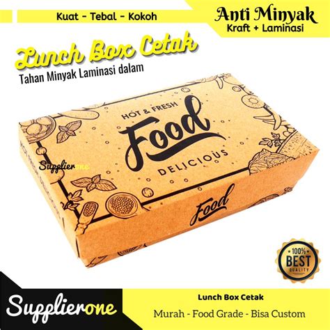 Jual Lunch Box Paper / Paper Lunch Box / Lunch Box / Lunch Box S M L ...