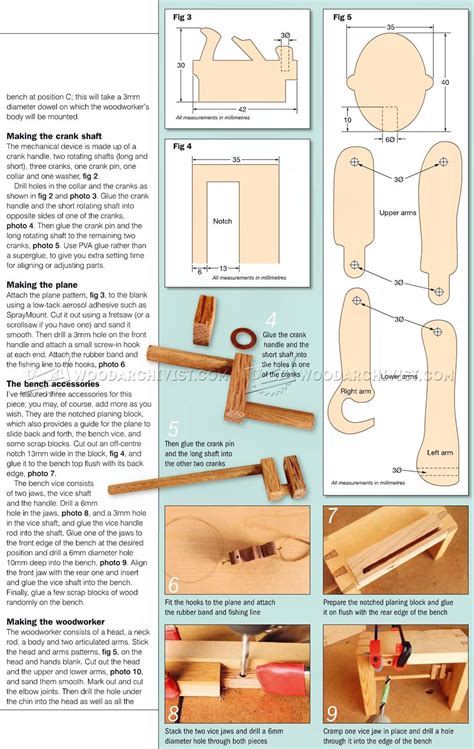 Woodworker - Automata Toy Plans • WoodArchivist