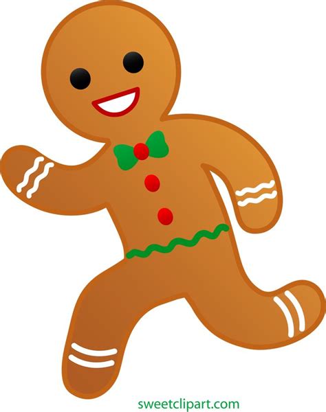 an image of a gingerbread man running