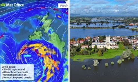 Met Office reveals the 72 areas that will be worst hit by Storm Ciaran ...