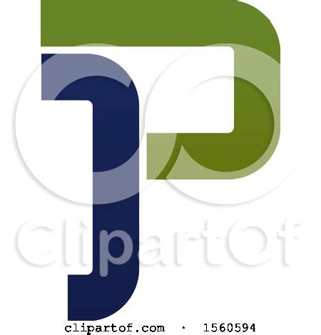 Clipart of a Letter P Logo Design - Royalty Free Vector Illustration by Vector Tradition SM #1560594
