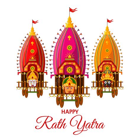 Rath Clipart PNG Images, Lord Jagannath Puri Odisha God Rathyatra Festival Jagannatha Balbhadra ...