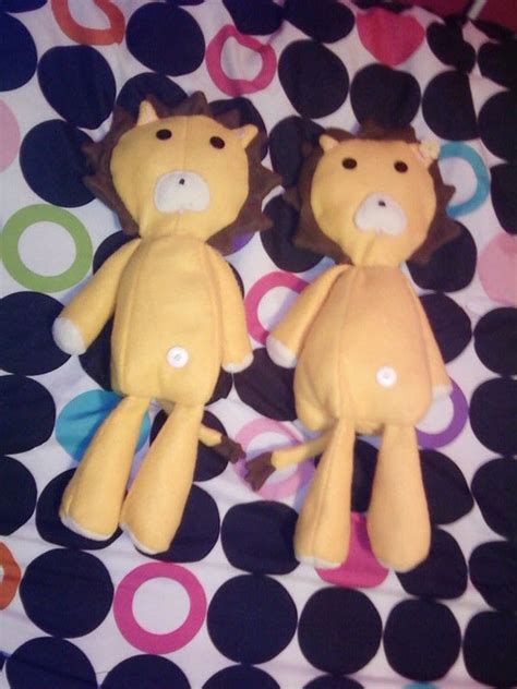 Kon Plushies (From Bleach) · A Rag Dolls / A Person Plushie · Sewing on Cut Out + Keep