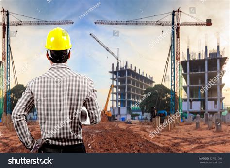 Civil Engineer Working Building Construction Site Stock Photo 227521099 | Shutterstock