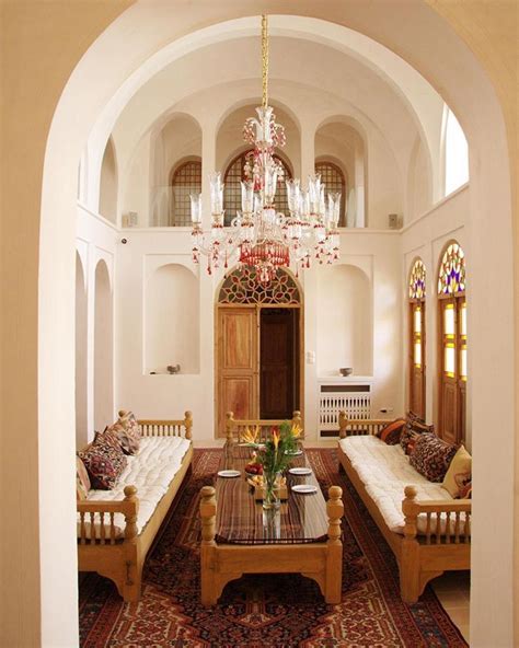 Traditional #Persian architecture carefully preserved and restored in the Manouchehri House in # ...